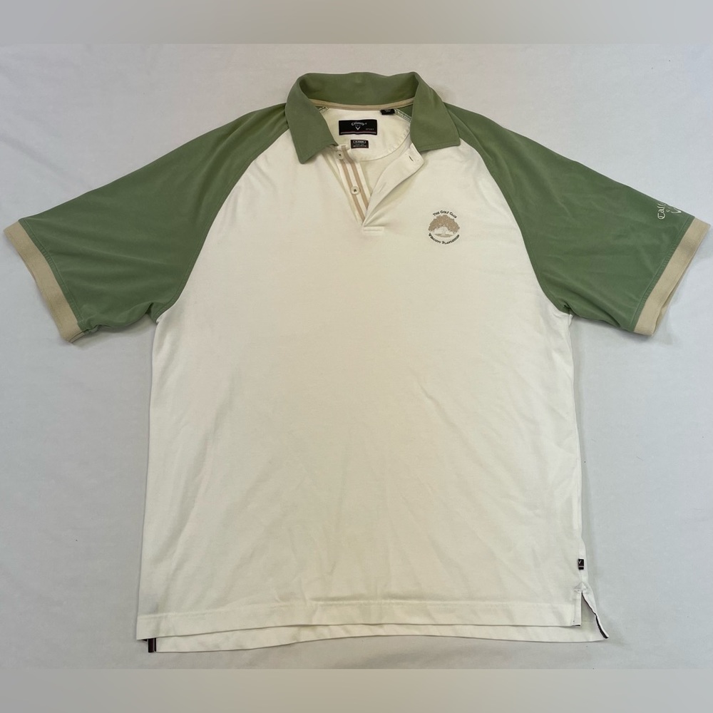 Callaway Golf Sport Polo Shirt Mens Size L Short Sleeve C-Tech Casual Collared